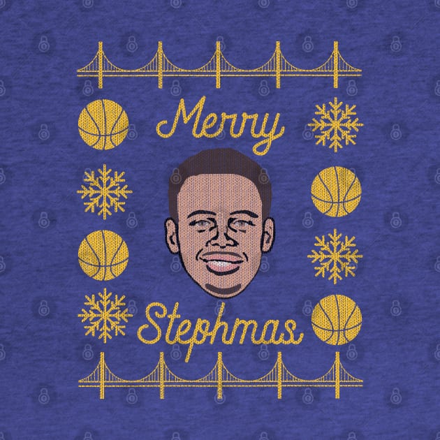 Steph Curry ugly Christmas sweater by overhooped